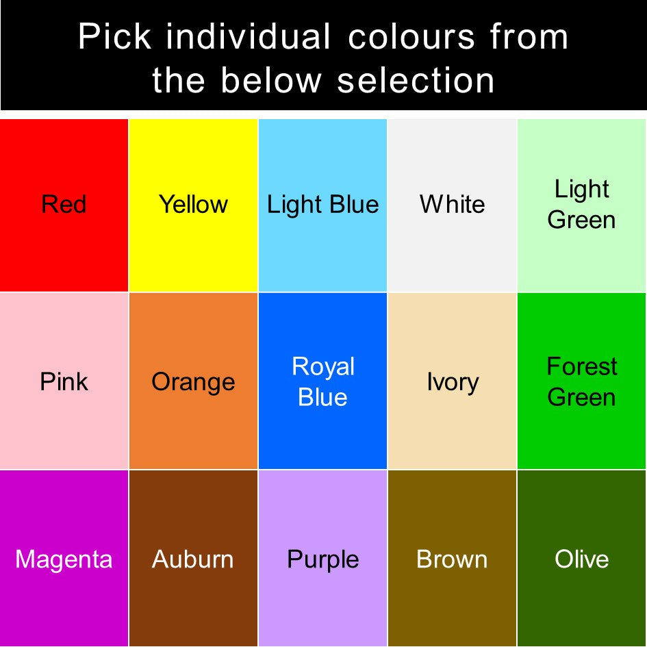 13mm 1/2" chain markers - individual colours