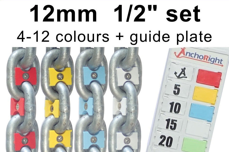 12mm 1/2" chain marking set