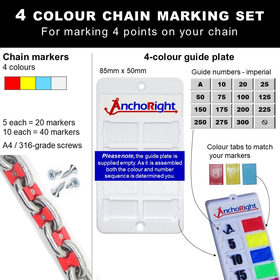 8mm 5/16in chain marking set