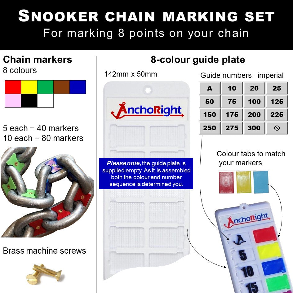 14mm chain marking set