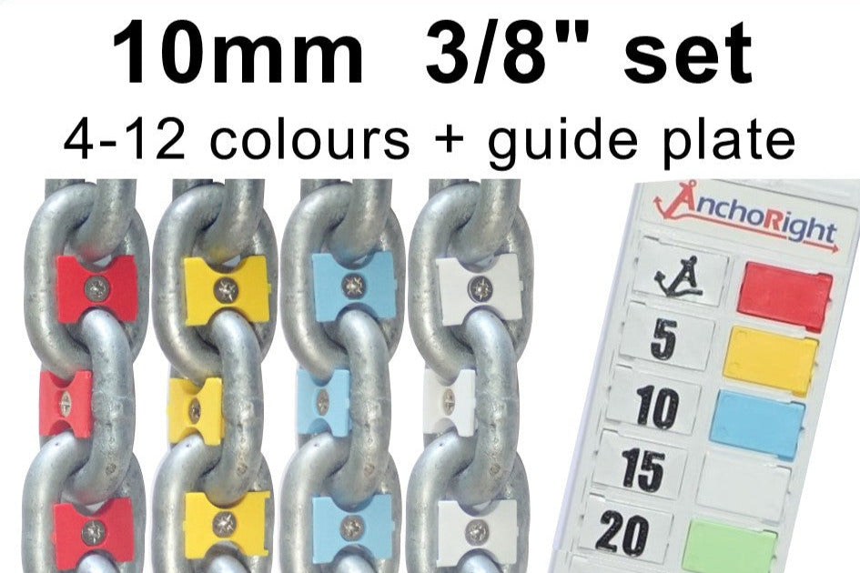 10mm 3/8" anchor chain marking kits