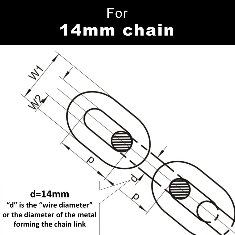 14mm chain marking set
