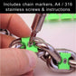 7mm chain marker application is easy and simple