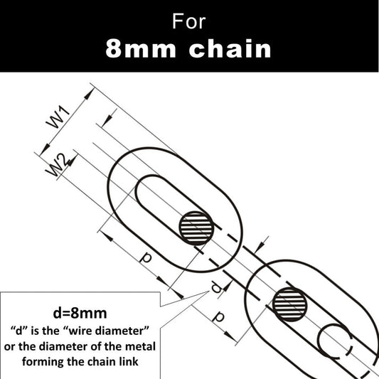 8mm 5/16in chain marking set
