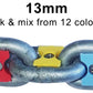 13mm 1/2" chain markers - individual colours