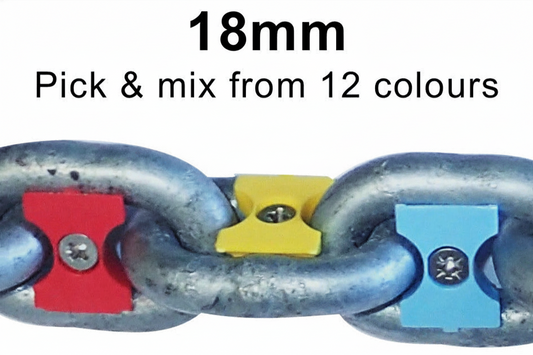 18mm chain markers - individual colours