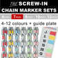 7mm chain marking set