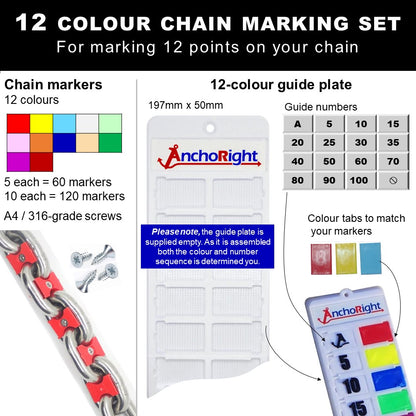 7mm chain marking set