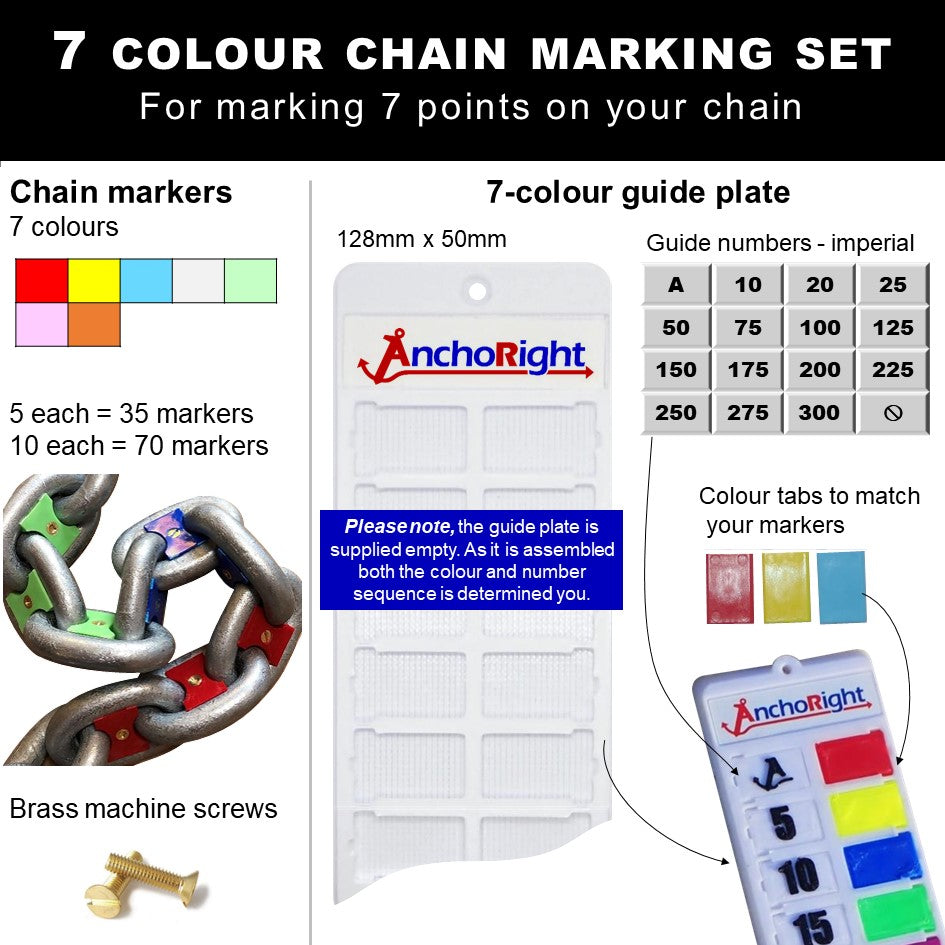 13mm 1/2" chain marking set