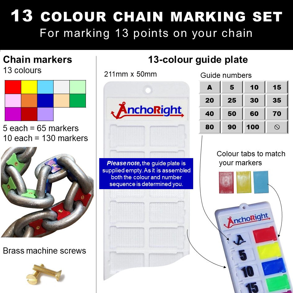 16mm chain marking set