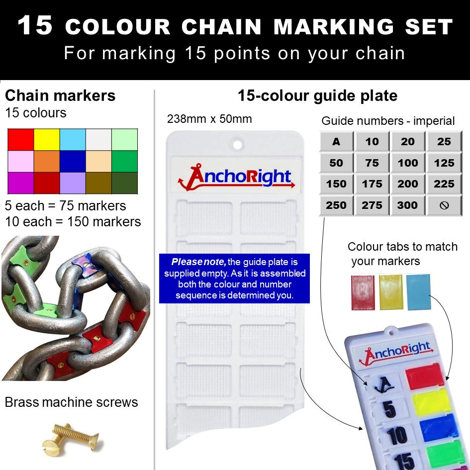 12mm chain marking set