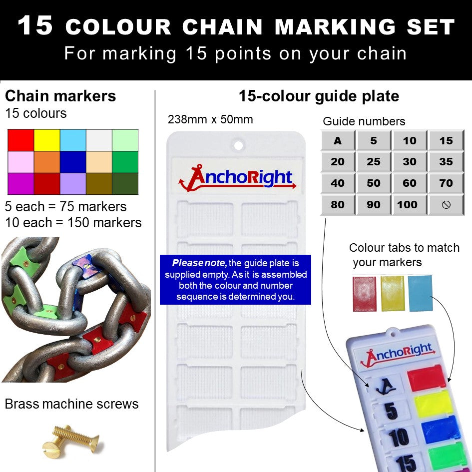 16mm chain marking set