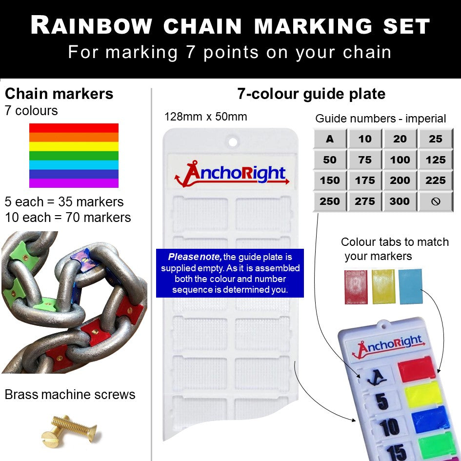 12mm chain marking set