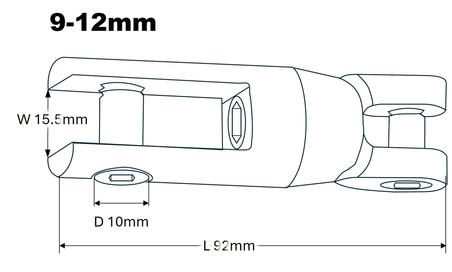 Single swivel anchor connector