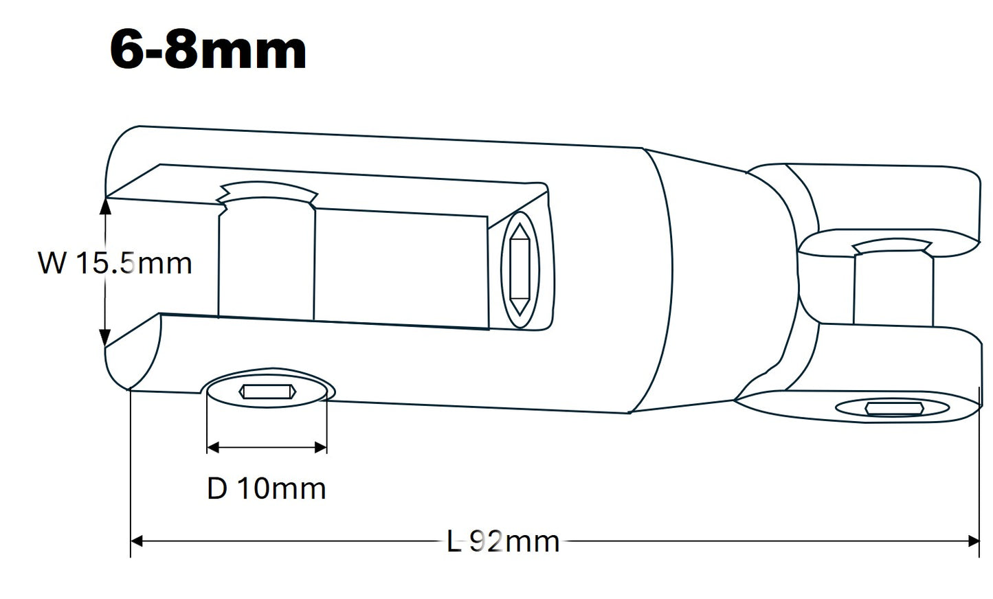 Single swivel anchor connector