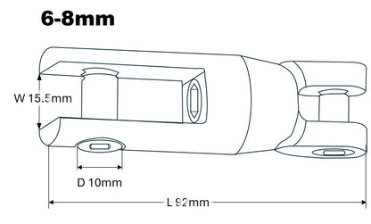Single swivel anchor connector