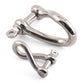 Twisted D shackle